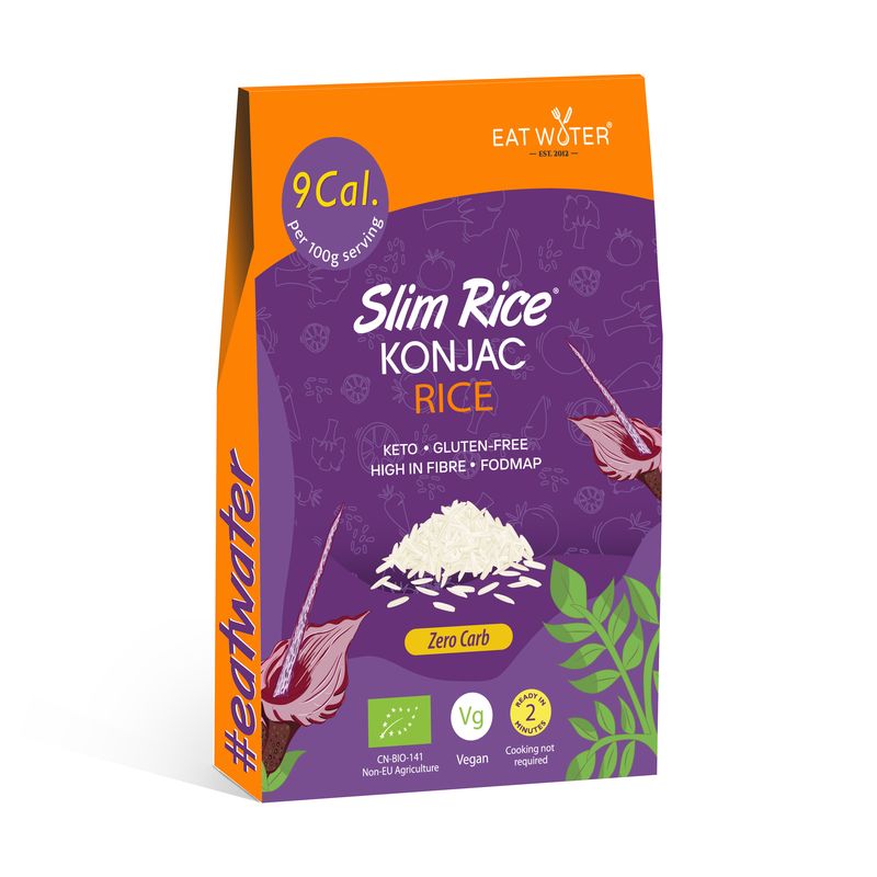 GLUTEN-FREE RICE SHAPE MACARONI (KONJAC) ORGANIC 270 g (200 g) - SLIM
