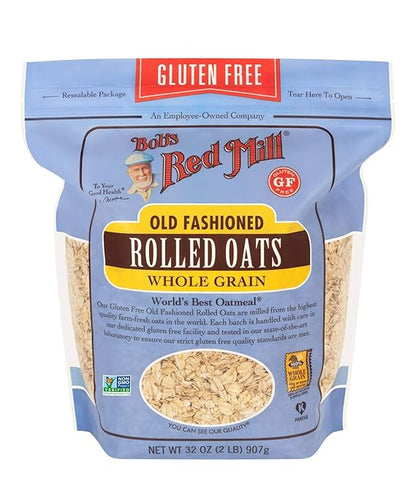 Bob's Red Mill Gluten Free Old Fashion Rolled Oats 32-ounce