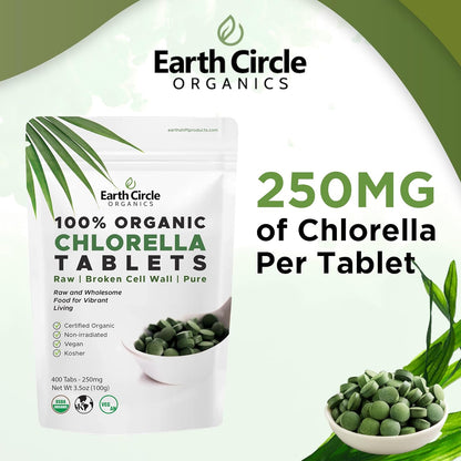 EARTH CIRCLE ORGANICS Earth Circle Organics Chlorella Tablets, Og1