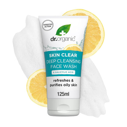 Dr Organic SkinClear Deep Pore Cleansing Face Wash 125ml