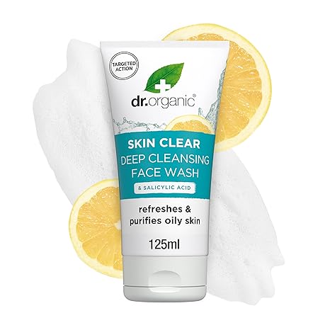 Dr Organic SkinClear Deep Pore Cleansing Face Wash 125ml