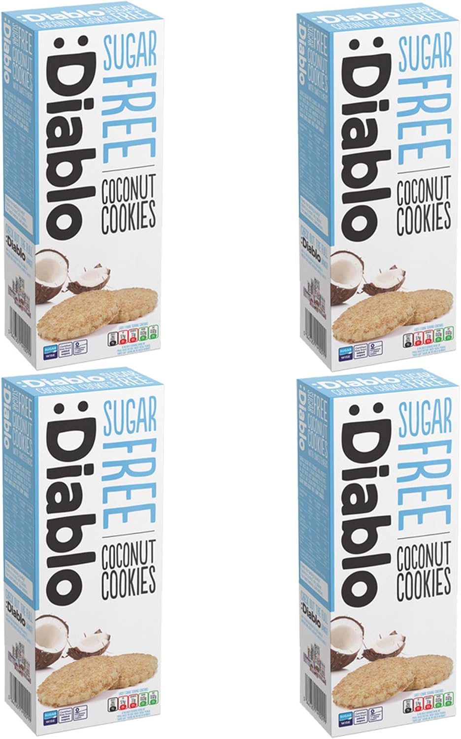 Diablo No Added Sugar Digestive Cookies – Low Sugar Snacks, Cookies Biscuits for All, Sweetened with Maltitol, Ideal for Gifting, Festive Hampers, Holiday Events & Special Occasions – 150g Pack of 1