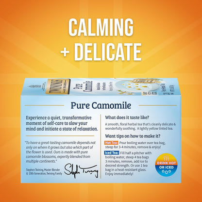 Twinings Wild Berries Herbal Tea Individually Wrapped Bags, 20 Count (Pack of 1), Full-Flavoured, Naturally Caffeine-Free, Enjoy Hot or Iced, 20 Teabags