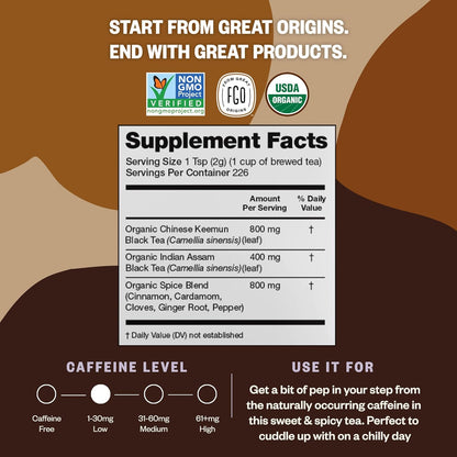 FGO Organic Nettle Leaf Tea, 100 Count, Eco-Conscious Tea Bags, Caffeine Free, Resealable Bag, Packaging May Vary (Pack of 1)