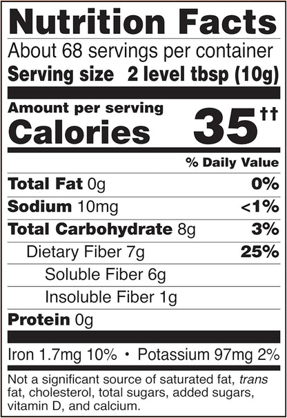 NOW Foods Supplements, Whole Psyllium Husks, Non-GMO Project Verified, Soluble Fiber, 24-Ounce