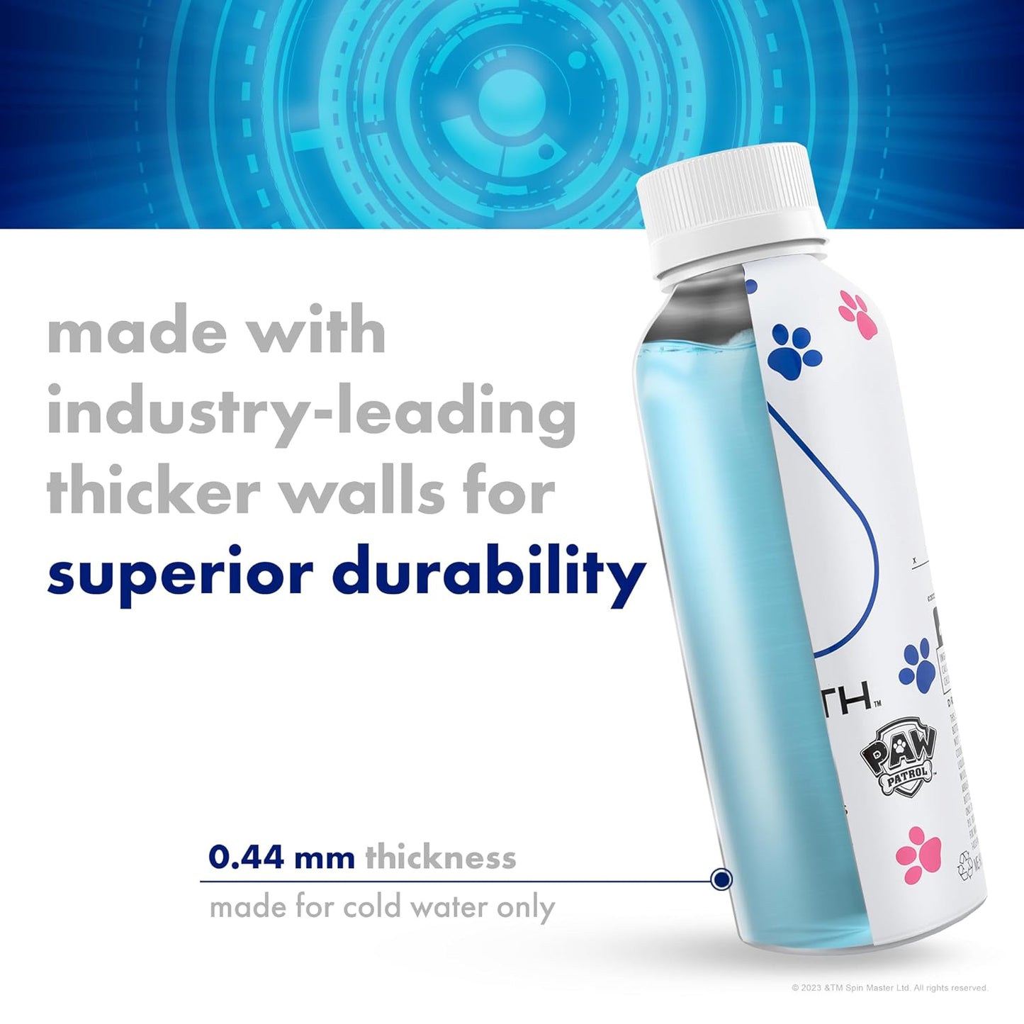 PATH Still Water Ultra-Purified, pH-Balanced, Locally Sourced – PAW Patrol Edition Aluminum Bottle – BPA-Free, Reusable, Infinitely Recyclable 16.9 fl oz