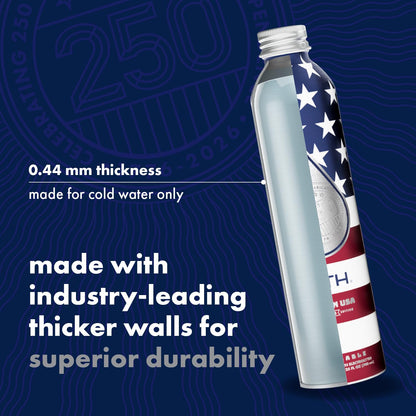 PATH Water Made in USA Ultra-Purified Water in Aluminum Bottle - BPA-Free, Reusable, Infinitely Recyclable - 25 fl oz (Pack of 12)