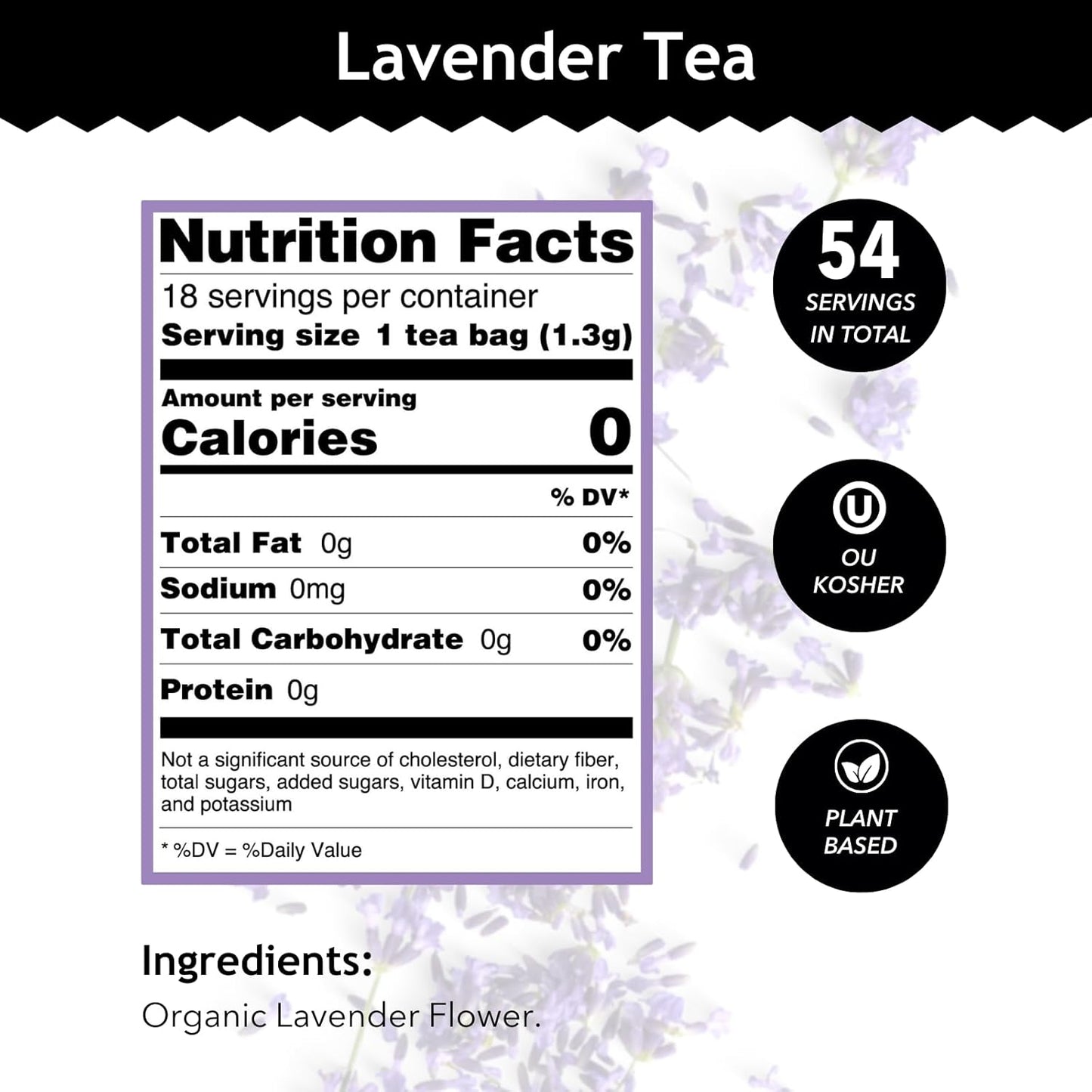 Buddha Teas - Chaga Tea - Organic Herbal Tea - For Cognitive Balance & Overall Health - With Chaga Mushroom, Antioxidants & B Vitamins - Caffeine Free - OU Kosher - 18 Tea Bags (Pack of 1)