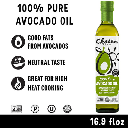Chosen Foods, Avocado Oil, 16.9 fl oz