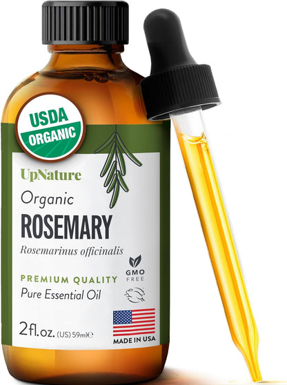 UpNature Organic Tea Tree Oil - 100% Pure Tea Tree Essential Oils for Skin Hair Toenail Body and Scalp, 2oz