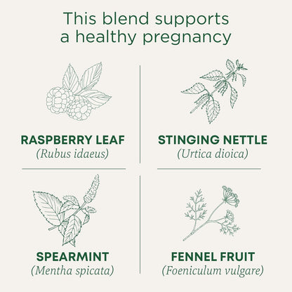 Traditional Medicinals Tea, Organic Healthy Cycle, Supports Healthy Menstrual Cycles, Includes Spearmint,16 Tea Bags