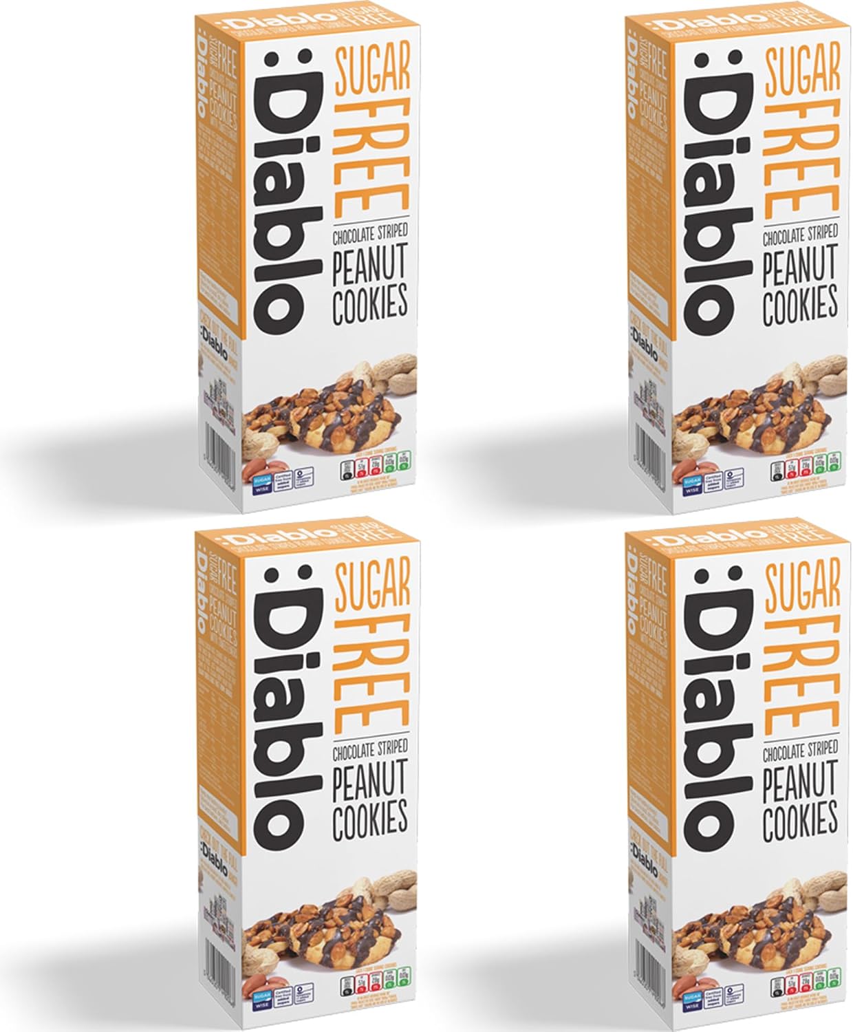 Diablo No Added Sugar Digestive Cookies – Low Sugar Snacks, Cookies Biscuits for All, Sweetened with Maltitol, Ideal for Gifting, Festive Hampers, Holiday Events & Special Occasions – 150g Pack of 1