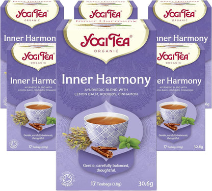 Yogi Tea, Throat Comfort, Organic Herbal Tea, Naturally Caffeine Free, Blend of Liquorice, Fennel and Thyme, 6 Packs x 17 Tea Bags (102 Teabags Total)