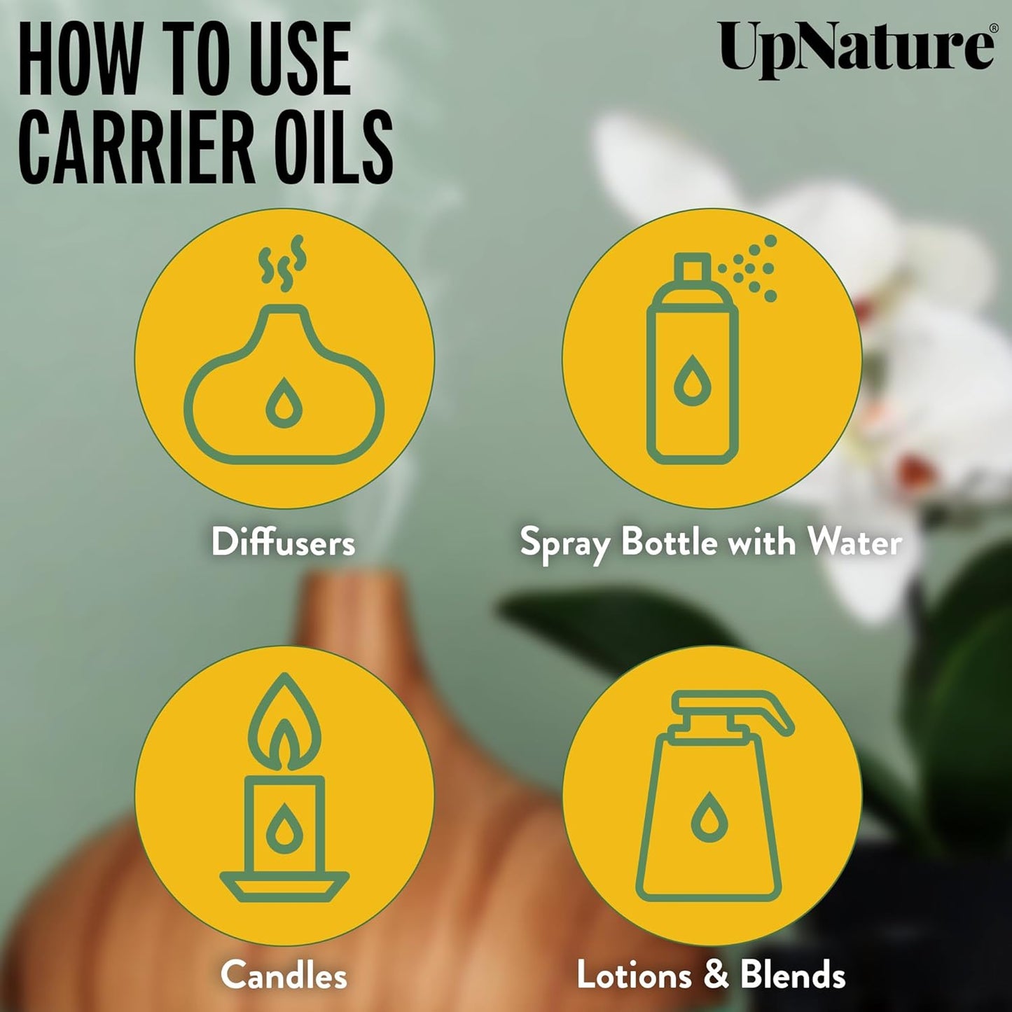 UpNature Organic Tea Tree Oil - 100% Pure Tea Tree Essential Oils for Skin Hair Toenail Body and Scalp, 2oz