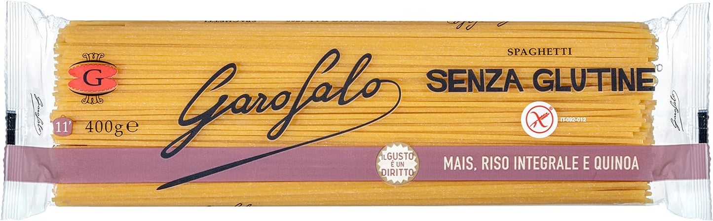 Garofalo Gluten Free Penne Italian Dried Pasta, 400g - Suitable for Coeliac and Vegan diets (Pack of 1)