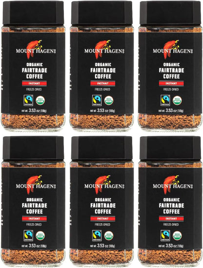 Mount Hagen Organic Freeze Dried Instant Ground Coffee (3.53oz)