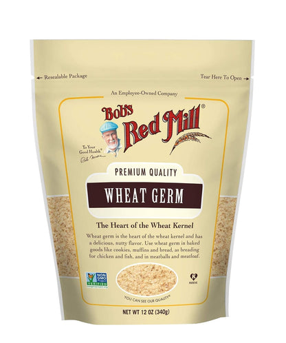 Bob's Red Mill Wheat Germ, 12oz (Pack of 1) - Non GMO, Vegan, Kosher