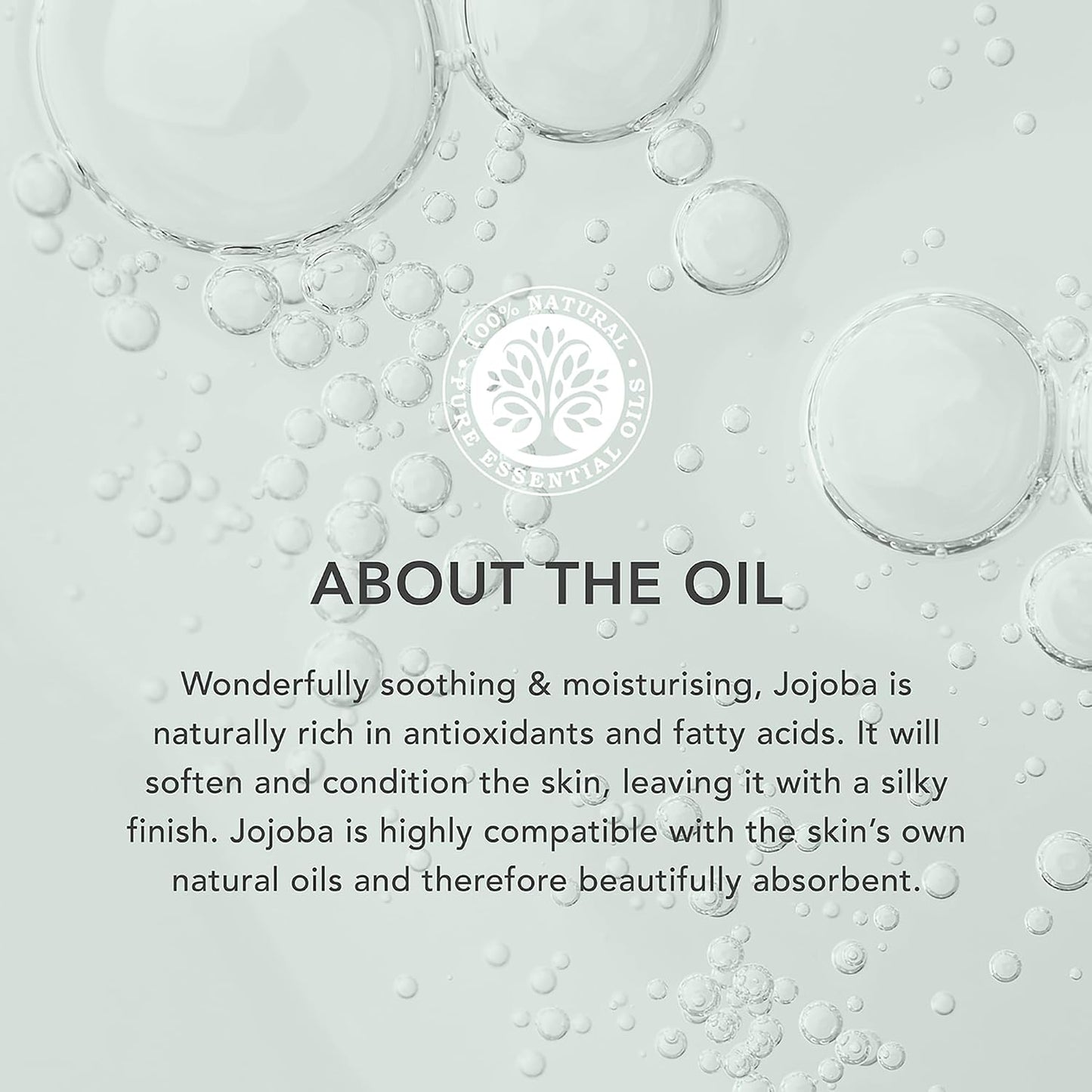 Tisserand Organic Pure Essential Oil - Moisturising and Softening - Facial and Body Massage - Rich in Antioxidants - Jojoba - 3.38 oz