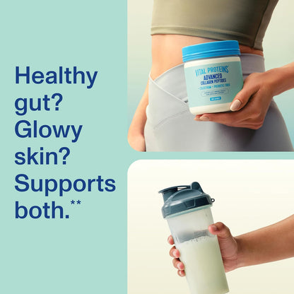 Vital Proteins® Advanced Collagen + Colostrum + Prebiotic Fiber, 2.5g VERISOL® Collagen Peptides, Supports Gut, Immune Health**, Hair, Skin & Nail Support**