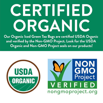 FGO Organic Nettle Leaf Tea, 100 Count, Eco-Conscious Tea Bags, Caffeine Free, Resealable Bag, Packaging May Vary (Pack of 1)