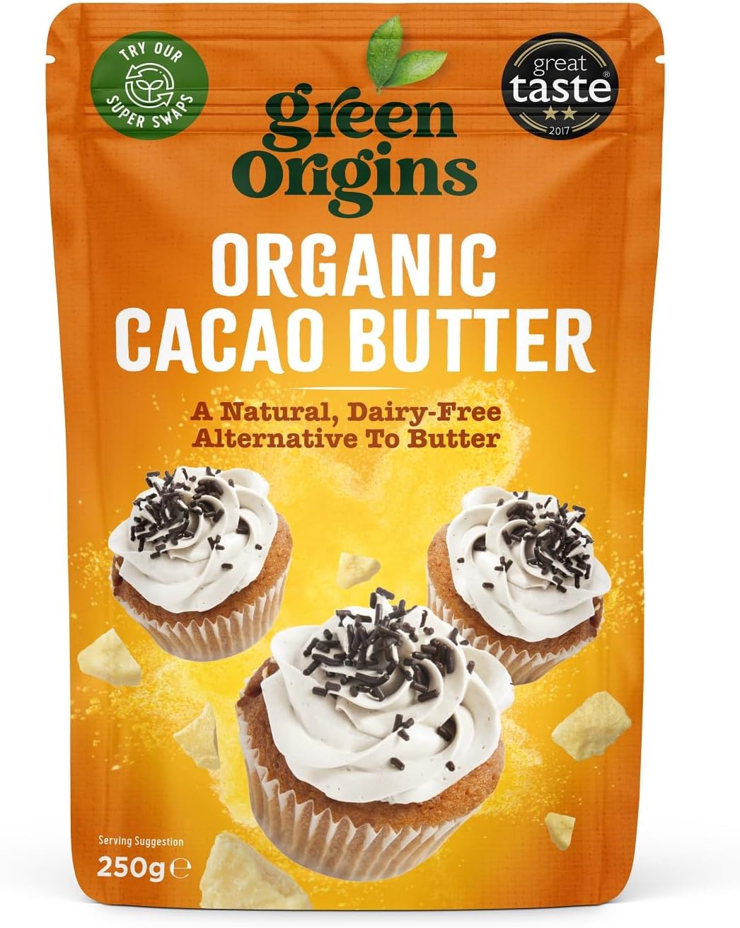 Green Origins Organic Cacao Butter 250g