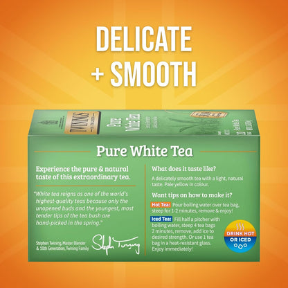 Twinings Wild Berries Herbal Tea Individually Wrapped Bags, 20 Count (Pack of 1), Full-Flavoured, Naturally Caffeine-Free, Enjoy Hot or Iced, 20 Teabags