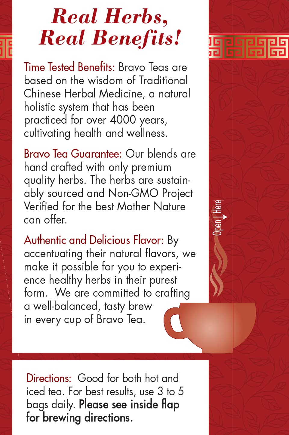 Bravo Tea Absolute Hawthorn Berry Herbal Tea Caffeine Free, 20 Tea Bags