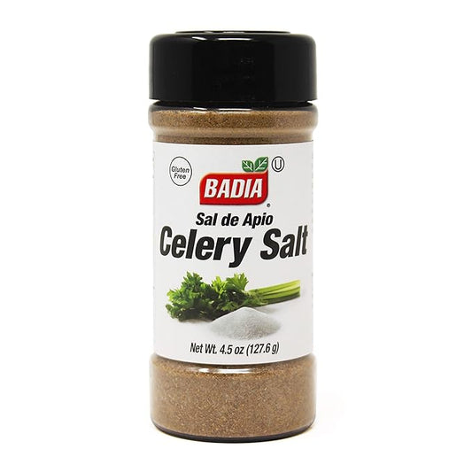 4.5 oz Jar Celery Salt Powder Ground/Sal de Apio Molido en Polvo Kosher