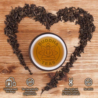 Buddha Teas Organic Dandelion Root Tea – 18 Bleach-Free Tea Bags – Caffeine-Free Tea with a Rich, Earthy Taste, Natural Source of Vitamins, Minerals, and Antioxidants, Kosher, GMO-Free
