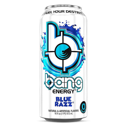 Bang Energy Nectarine Blueberry, Sugar-Free Energy Drink , 16-Ounce.