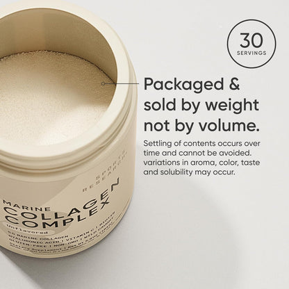 Sports Research Marine Collagen Peptides Powder - Sourced from Wild-Caught Fish, Pescatarian Friendly, Keto Certified & Non-GMO Verified - Easy to Mix in Water or Juice! (34 Servings)