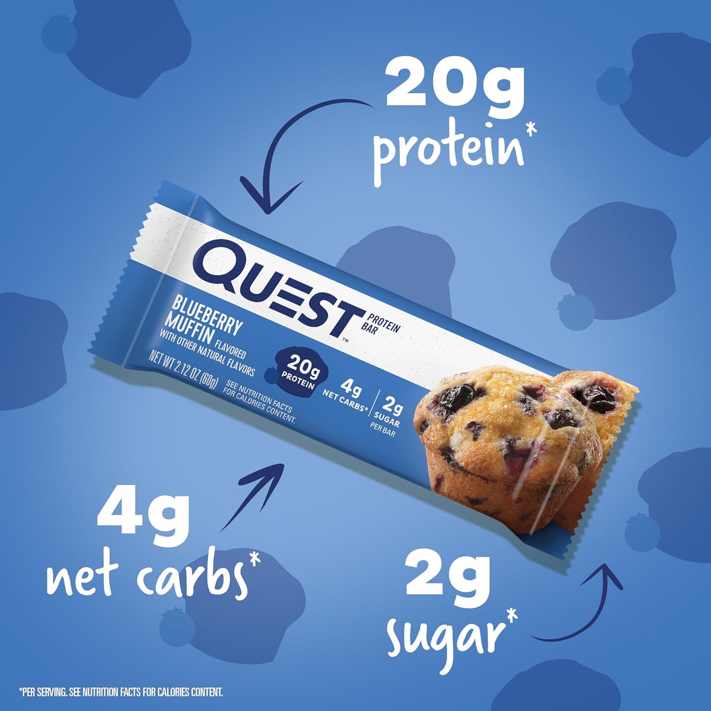 Quest Nutrition Apple Pie Protein Bar, 20g Protein, 4g Net Carbs, 2g Sugar, Gluten Free, Keto Friendly, 12 Count