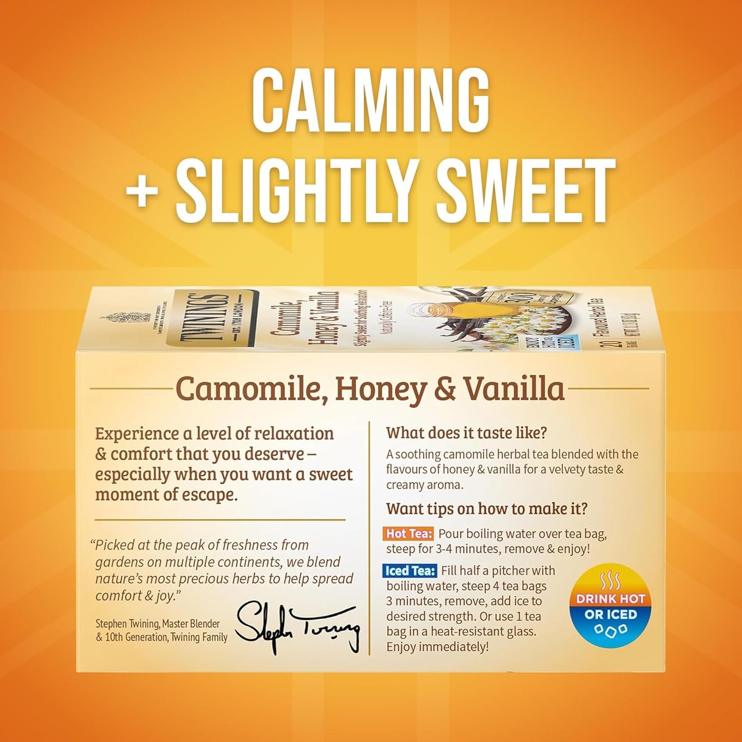 Twinings Wild Berries Herbal Tea Individually Wrapped Bags, 20 Count (Pack of 1), Full-Flavoured, Naturally Caffeine-Free, Enjoy Hot or Iced, 20 Teabags