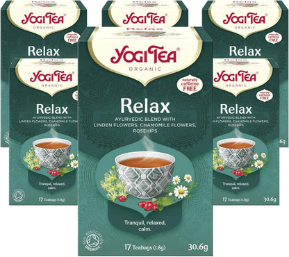 Yogi Tea, Throat Comfort, Organic Herbal Tea, Naturally Caffeine Free, Blend of Liquorice, Fennel and Thyme, 6 Packs x 17 Tea Bags (102 Teabags Total)