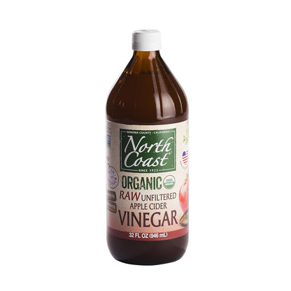 NORTH COAST Organic Raw Unfiltered Apple Cider Vinegar , 32 FZ