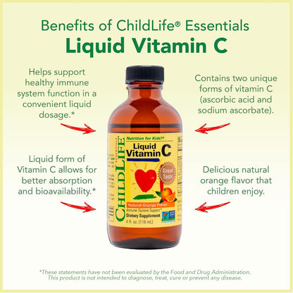 ChildLife Essentials Immune Support  for Infants, Babies, Kids, and Toddlers - Vitamin D3 Natural Berry Drops, Liquid Vitamin C Natural Orange, Echinacea Natural Orange, and First Defense
