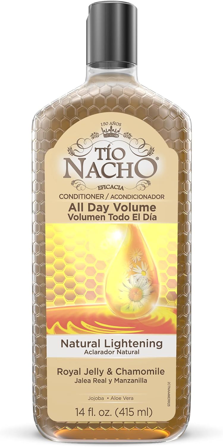 Tio Nacho Natural Lightening and Volumizing Shampoo with Royal Jelly and Chamomile, 14 Ounces