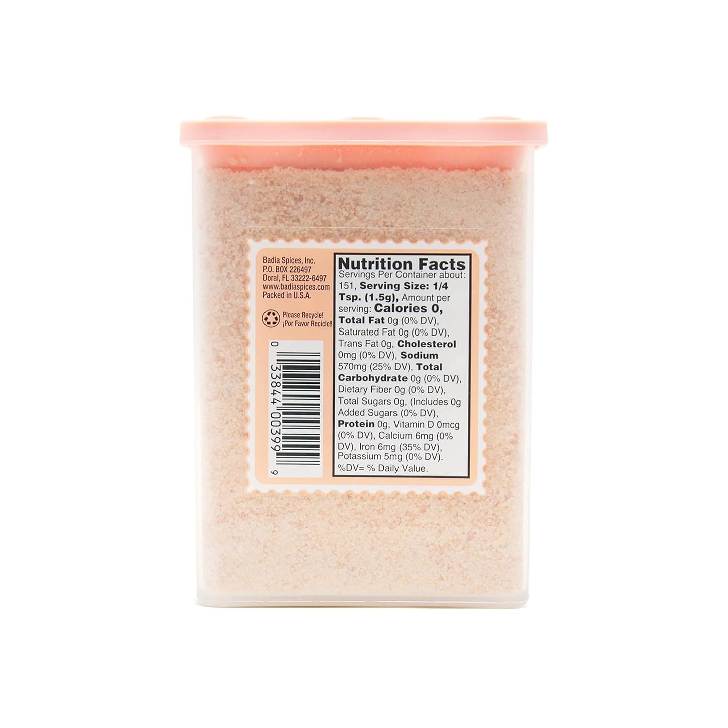 Badia Pink Himalayan Salt, 8 Ounce