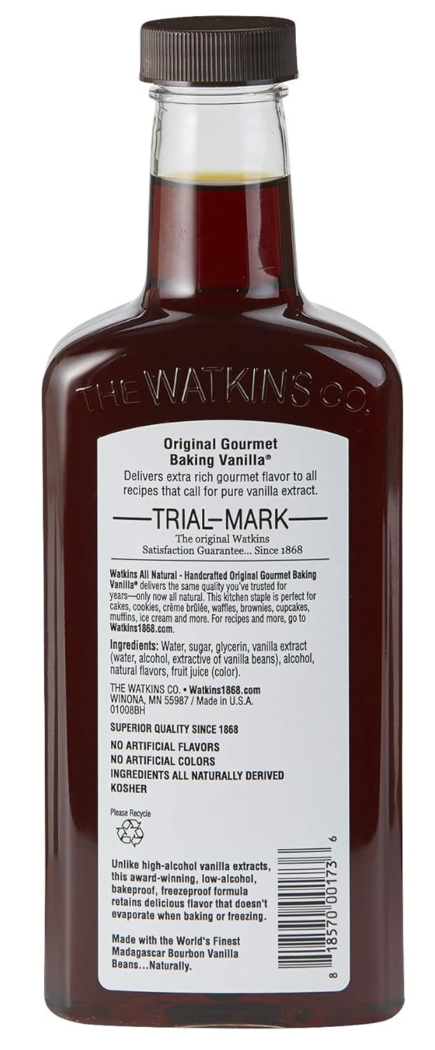 Watkins Organic Pure Vanilla Alcohol Free Flavoring, 2 Fl. Oz (Pack of 1)