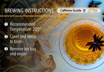 Buddha Teas - Chaga Tea - Organic Herbal Tea - For Cognitive Balance & Overall Health - With Chaga Mushroom, Antioxidants & B Vitamins - Caffeine Free - OU Kosher - 18 Tea Bags (Pack of 1)