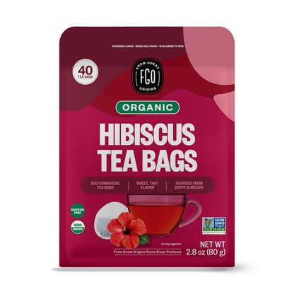 FGO Organic Milk Thistle Tea, 100 Count, Eco-Conscious Herbal Tea Bags, Resealable Bag, Caffeine Free, Packaging May Vary (Pack of 1)
