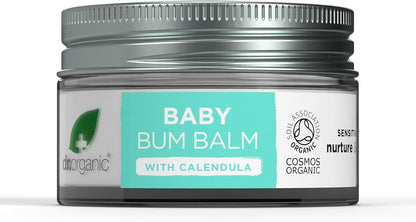 Dr Organic Baby Bum Balm with Calendula, 50ml