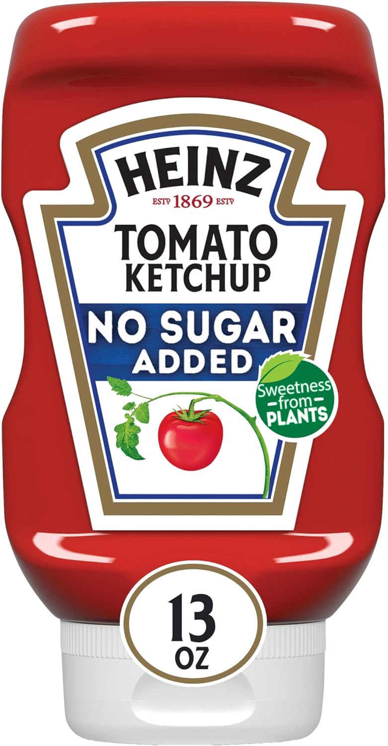 Heinz Reduced Sugar Tomato Ketchup 368 ml, Low Carb, Low Calories