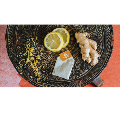 ORGANIC INDIA Tulsi Moringa Tea Bags - Holy Basil, Lemongrass, Moringa Leaves, Stress Relieving & Nourishing, Immune Support Tea, Vegan, Certified Organic, Caffeine-Free - 18 Infusion Bags, 6 Pack