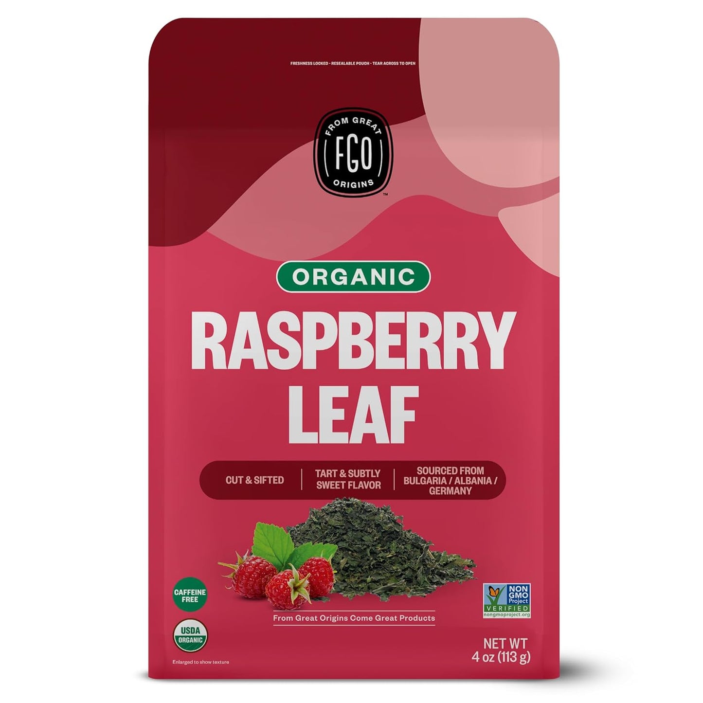 FGO Organic Milk Thistle Tea, 100 Count, Eco-Conscious Herbal Tea Bags, Resealable Bag, Caffeine Free, Packaging May Vary (Pack of 1)