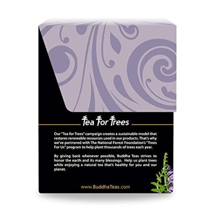 Buddha Teas - Chaga Tea - Organic Herbal Tea - For Cognitive Balance & Overall Health - With Chaga Mushroom, Antioxidants & B Vitamins - Caffeine Free - OU Kosher - 18 Tea Bags (Pack of 1)