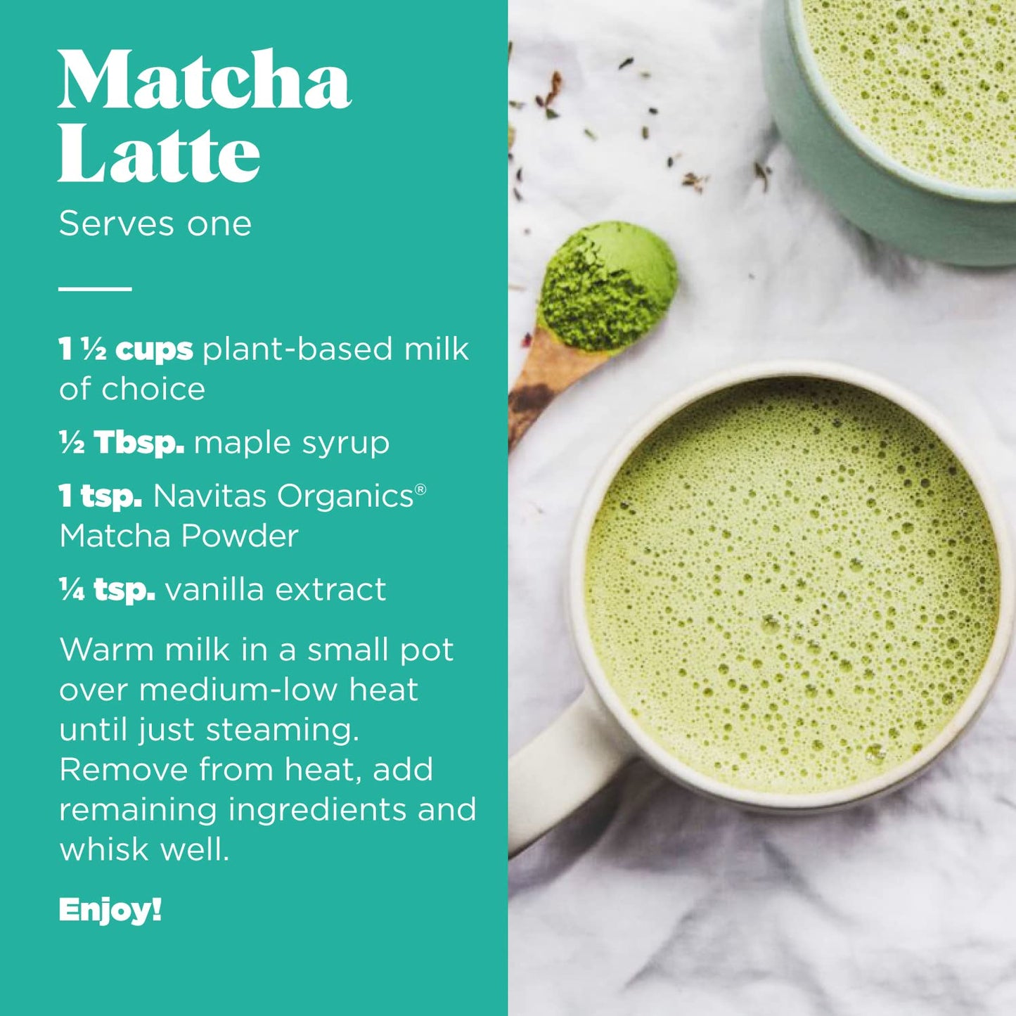 Navitas Organics Matcha Powder, 3 oz. Bag, 85 Servings — Premium Culinary Grade, Organic, Non-GMO, Gluten-Free