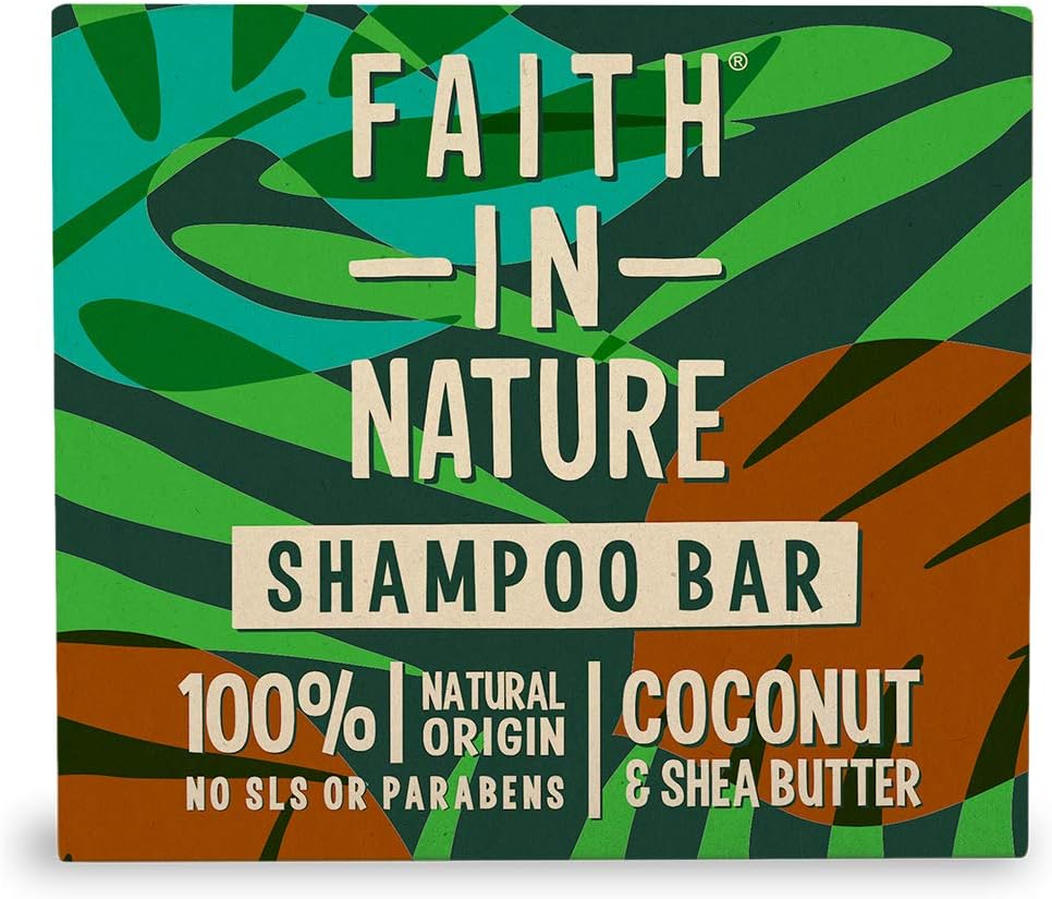 Faith In Nature Natural Dragon Fruit Shampoo Bar, Revitalising, Vegan and Cruelty Free, No SLS or Parabens, For Normal to Dry Hair, 85 g