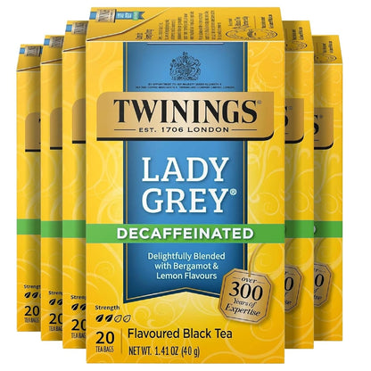 Twinings Mango & Pineapple Herbal Tea Individually Wrapped Bags, 20 Count (Pack of 6), Naturally Caffeine-Free, Enjoy Hot or Iced, 120 Teabags