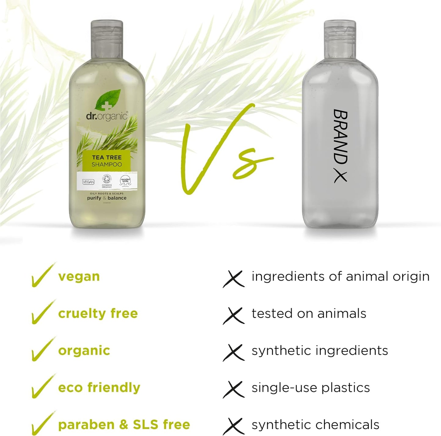 Dr Organic Aloe Vera Shampoo, Soothing, All Hair Types, Natural, Vegan, Cruelty-Free, Paraben & SLS-Free, Recyclable & Recycled Ocean Bound Plastic, Certified Organic, 265ml, Packaging may vary